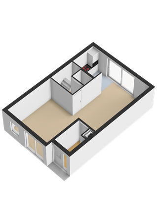 Floorplan - Louis Paul Boonstraat 42, 1321 KC Almere